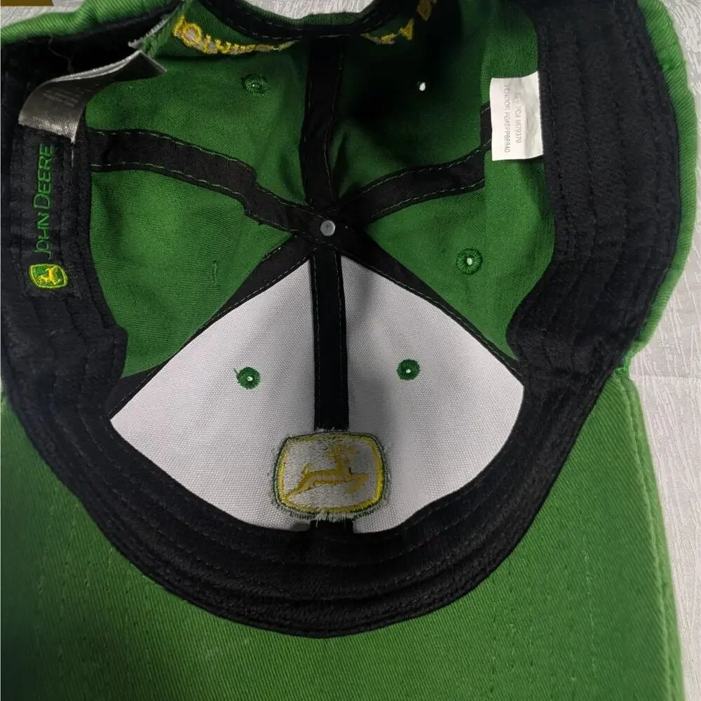 John Deere Adjustable Strap Baseball Hat Green Owners Edition